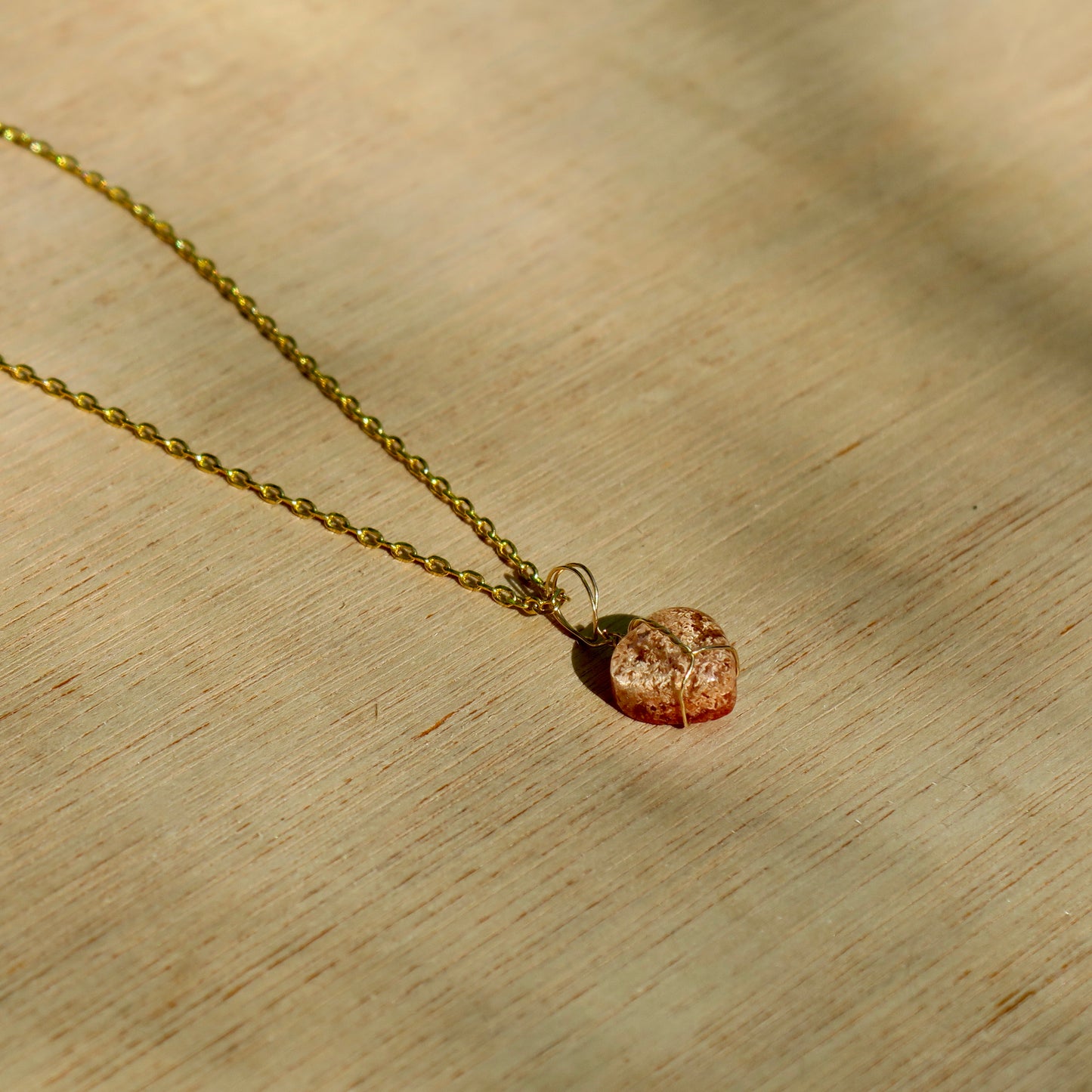 Lodolite Heart Pendant | 14k Gold-Fill