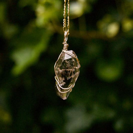 Smoky Diamond Quartz | 14k Gold-Fill