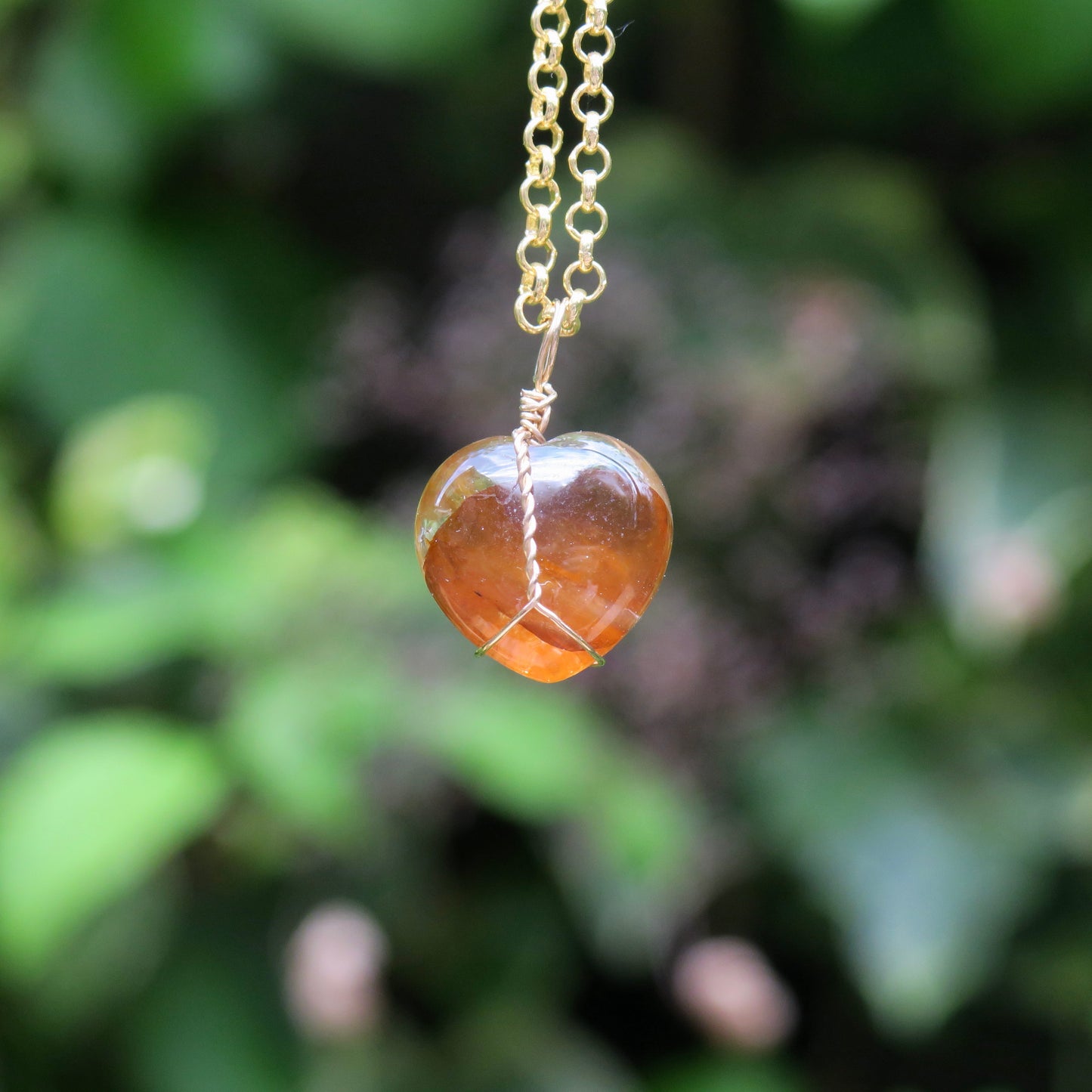 Golden Healer Hematoid Pendant | 14k Gold-Fill