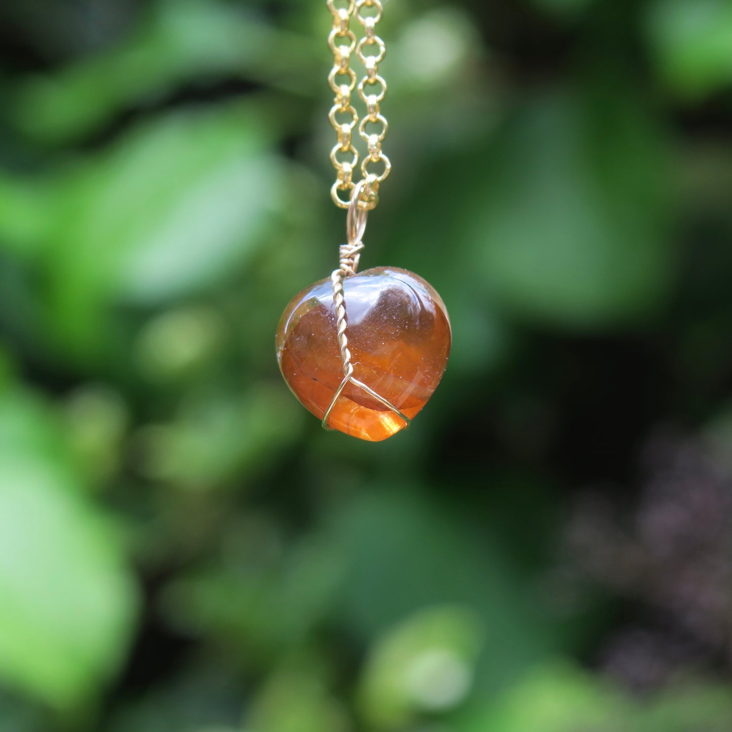 Golden Healer Hematoid Pendant | 14k Gold-Fill