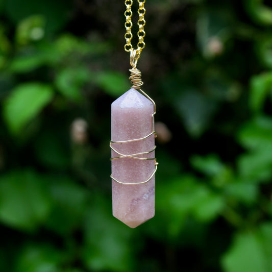 Pink Amethyst Pendant | 14k Gold-Fill