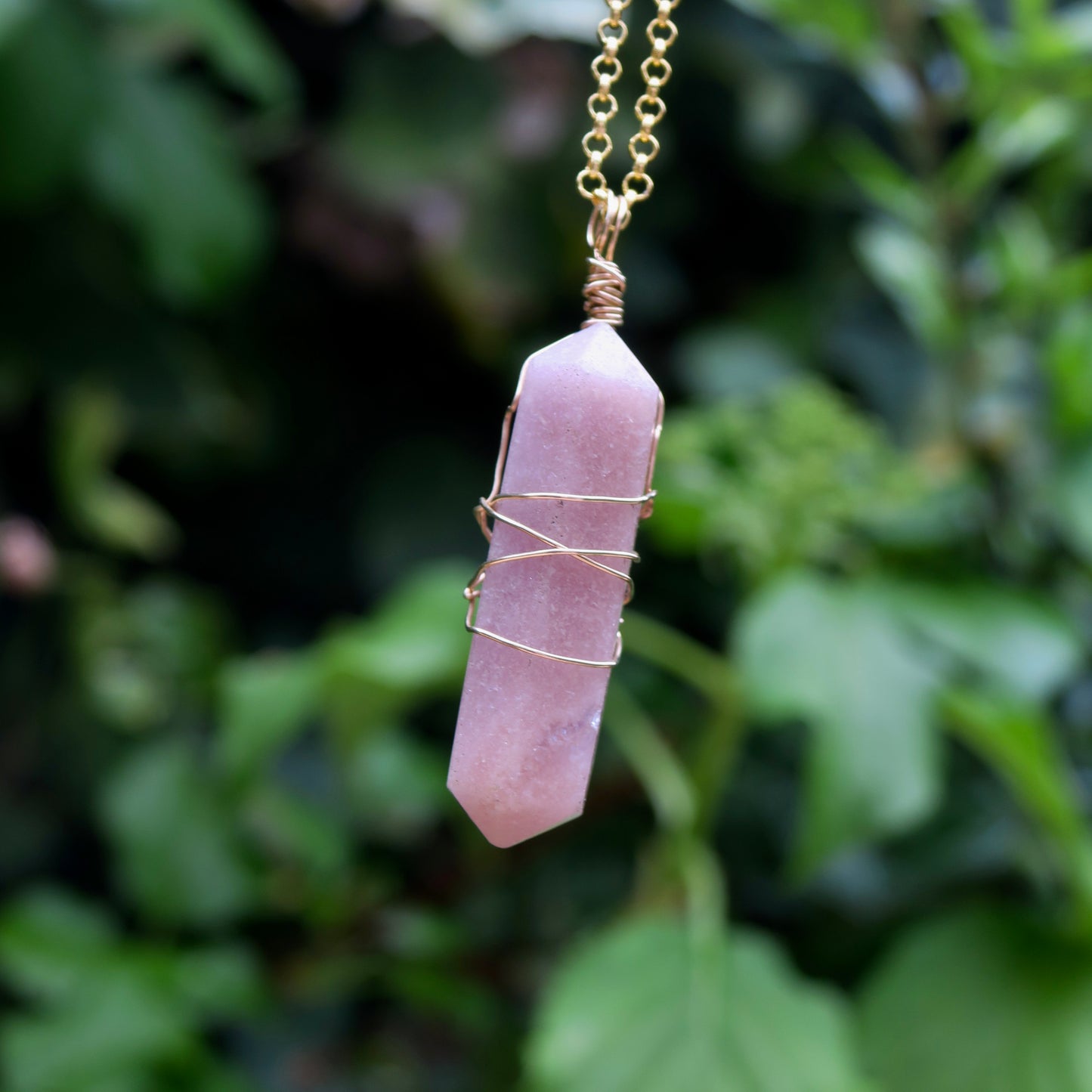 Pink Amethyst Pendant | 14k Gold-Fill