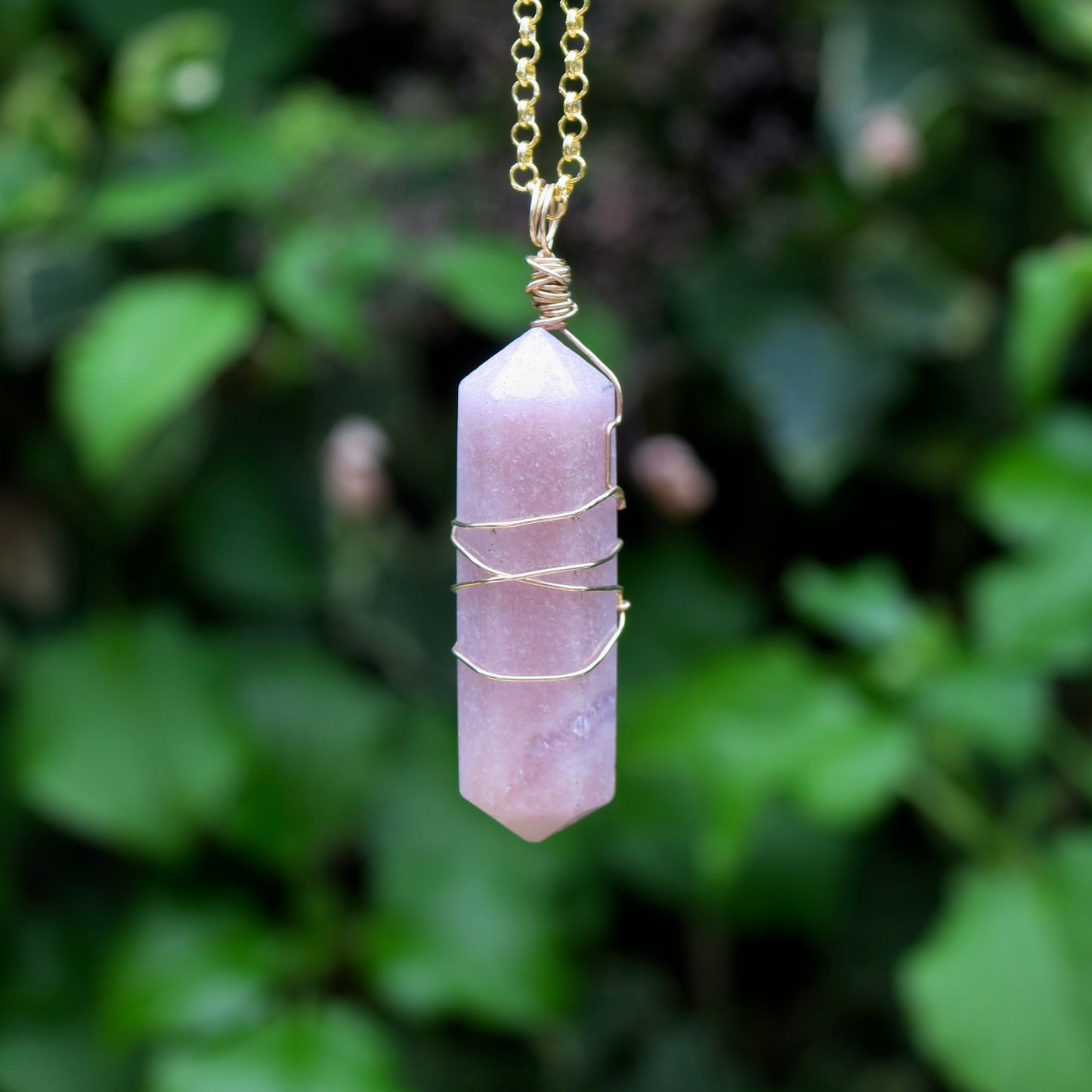 Pink Amethyst Pendant | 14k Gold-Fill
