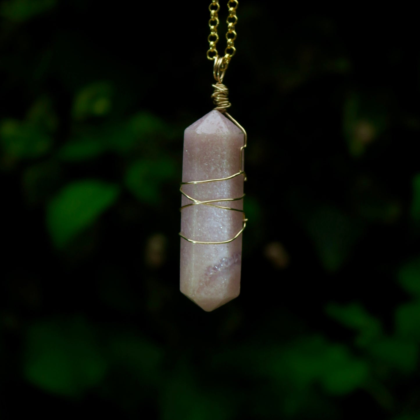 Pink Amethyst Pendant | 14k Gold-Fill