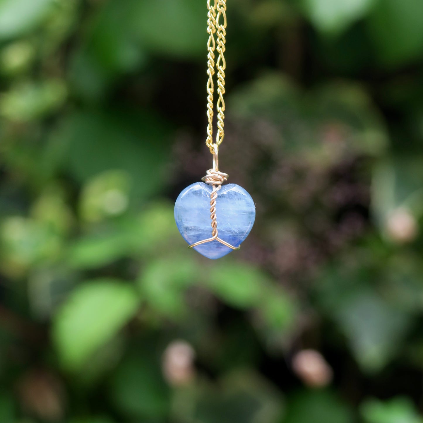 Kyanite Heart Pendant | 14k Gold-Fill
