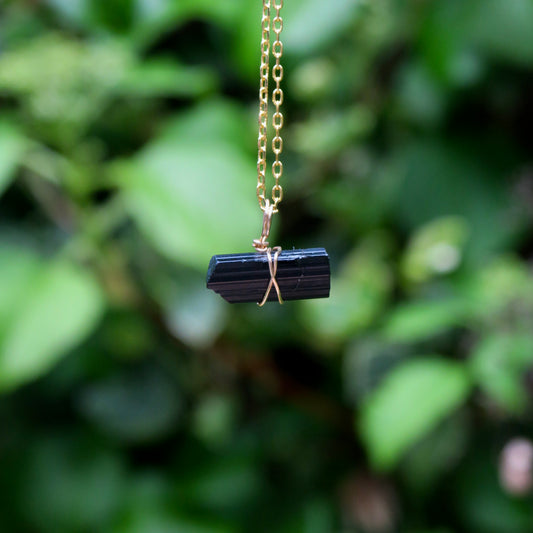 Tourmaline Pendant | 14k Gold-Fill
