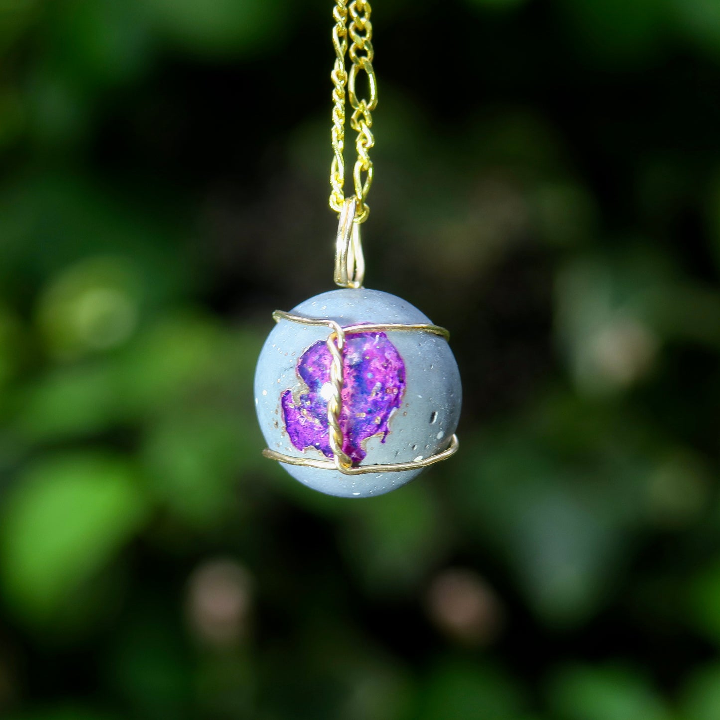 Mexican Cantera Fire Opal Pendant | 14k Gold-Fill Wire