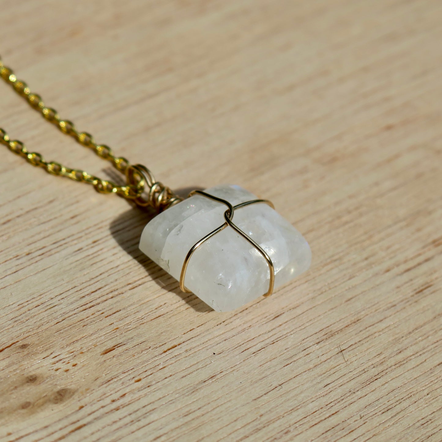 Moonstone Pendant | 14k Gold-Fill