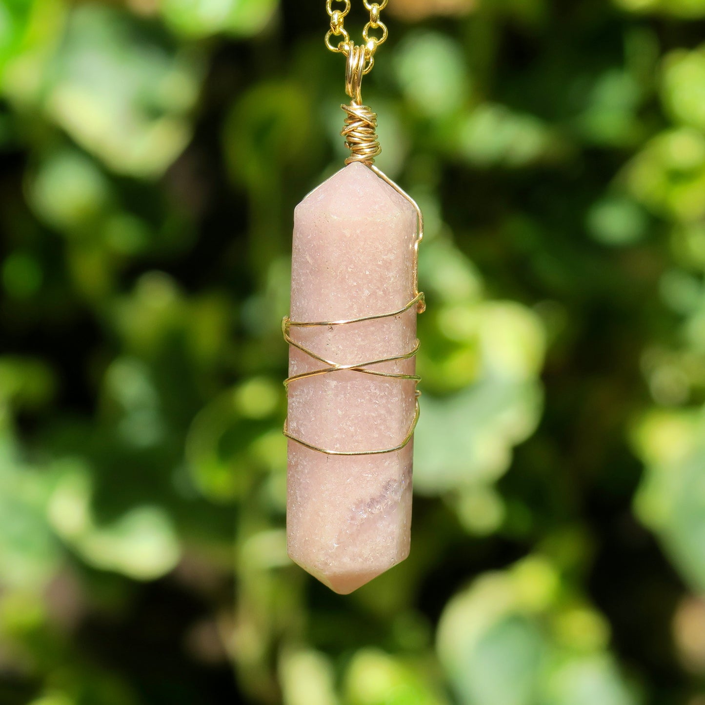 Pink Amethyst Pendant | 14k Gold-Fill