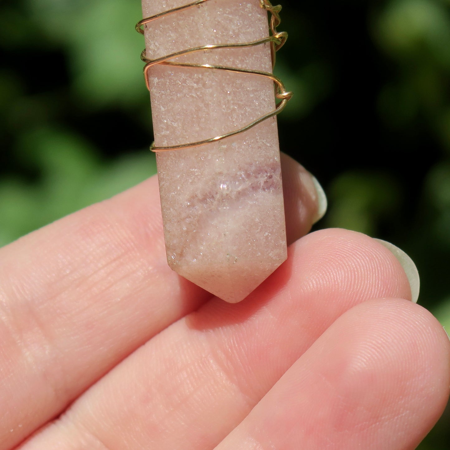Pink Amethyst Pendant | 14k Gold-Fill