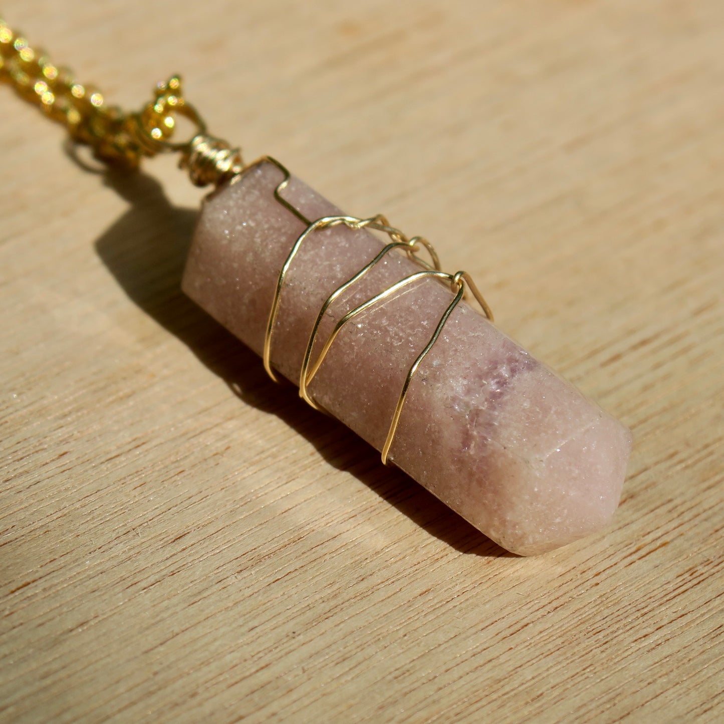 Pink Amethyst Pendant | 14k Gold-Fill