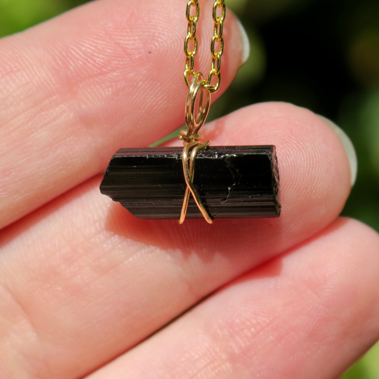 Tourmaline Pendant | 14k Gold-Fill