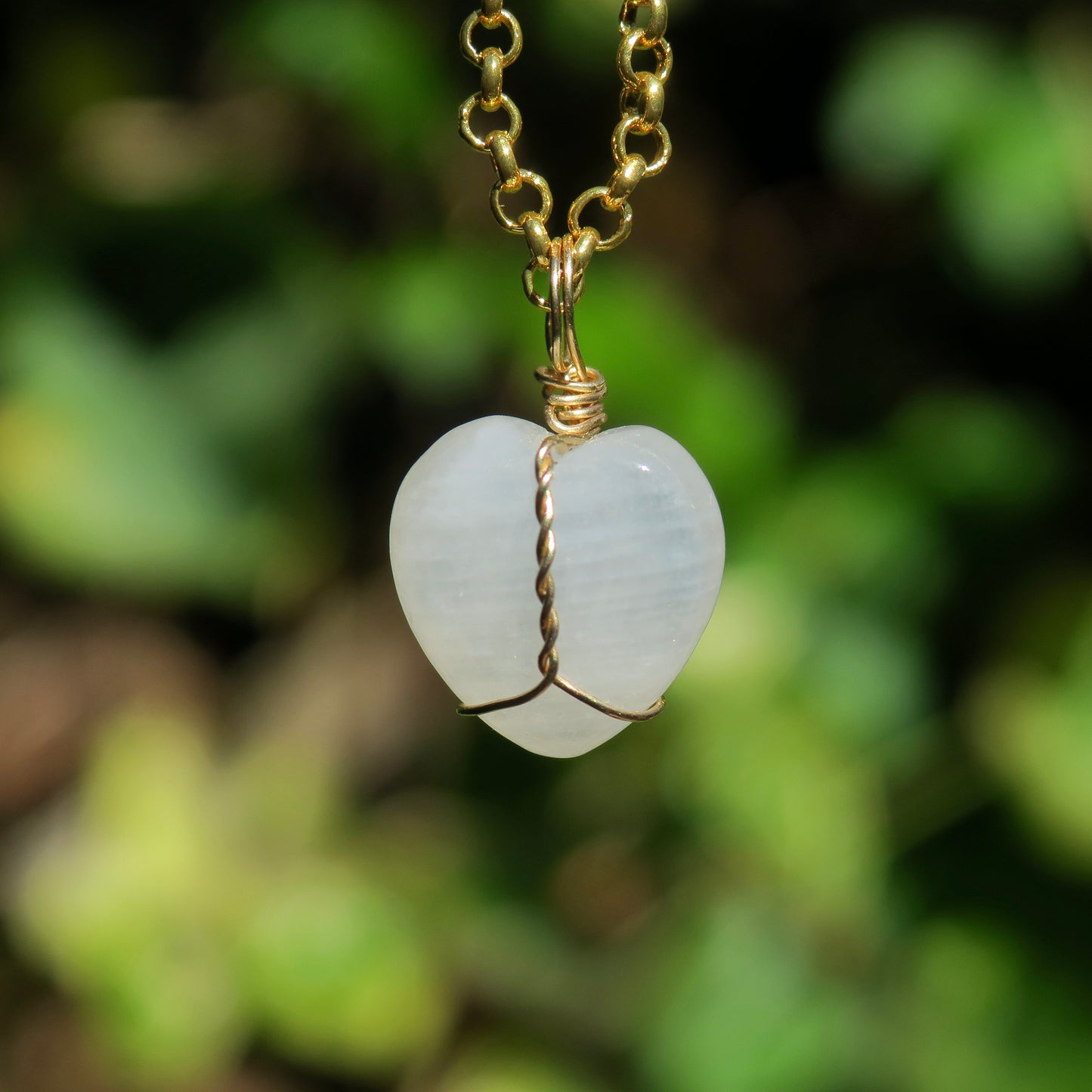 Moonstone Heart Pendant | 14k Gold-Fill