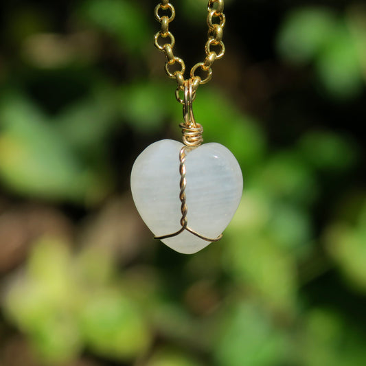 Moonstone Heart Pendant | 14k Gold-Fill