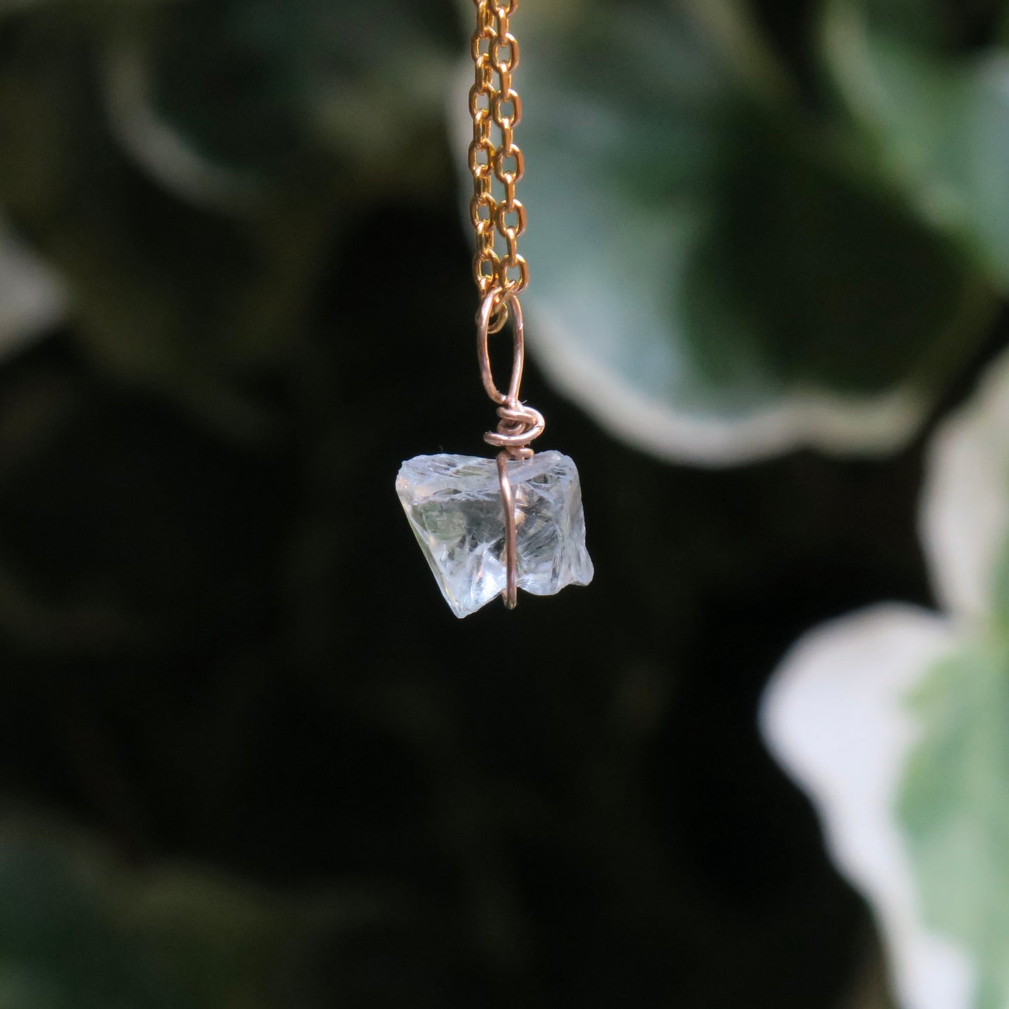 Prasiolite Mini Pendant | 14k Gold-Fill