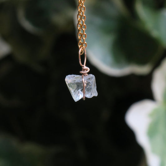 Prasiolite Mini Pendant | 14k Gold-Fill