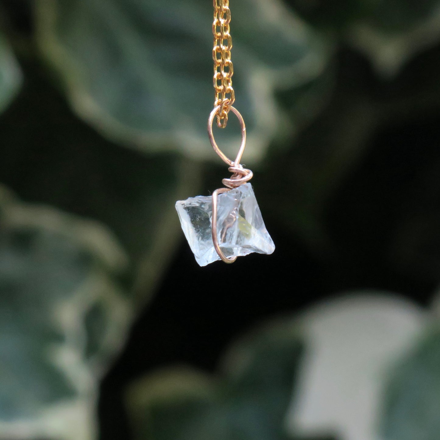 Prasiolite Mini Pendant | 14k Gold-Fill
