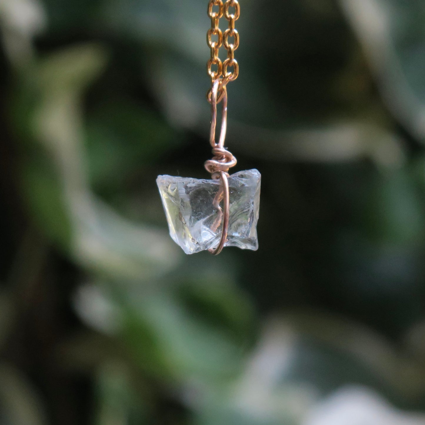 Prasiolite Mini Pendant | 14k Gold-Fill