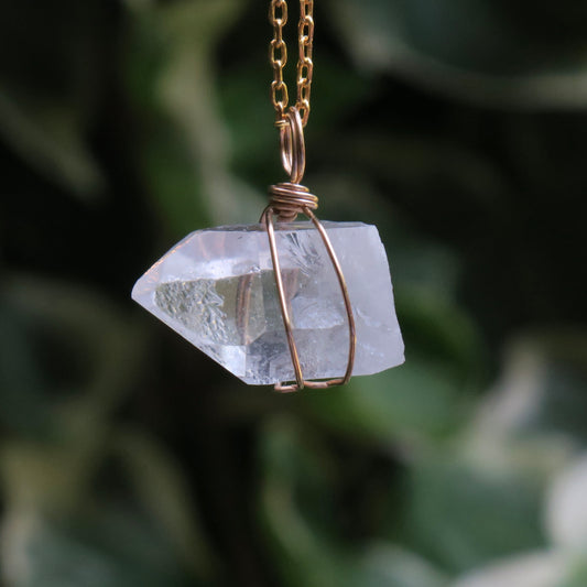 Clear Quartz Pendant | 14k Gold-Fill